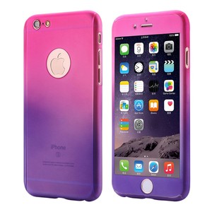 Apple iPhone 8 Plus Handy Hlle Schutz-Case Cover Panzer Schutz Glas Pink