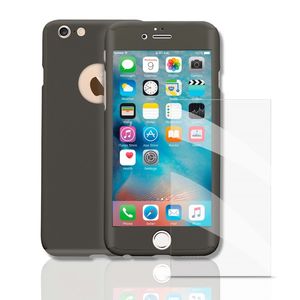 Apple iPhone 8 Plus Handy Hlle Schutz-Case Cover Panzer Schutz Glas Transparent
