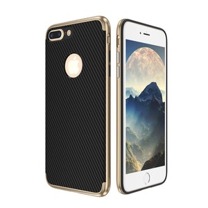 Hybrid Silikon Handy Hlle fr Apple iPhone 8 Case Cover Tasche Gold