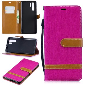 Huawei P30 Pro New Editition Handy H�lle Schutz-Tasche Case Cover Kartenfach Etui Wallet Pink