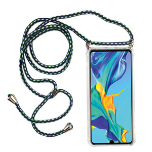 Handykette f�r Huawei P30 Pro New Editition - Smartphone Necklace H�lle mit Band - Schnur mit Case zum umh�ngen in Gr�n