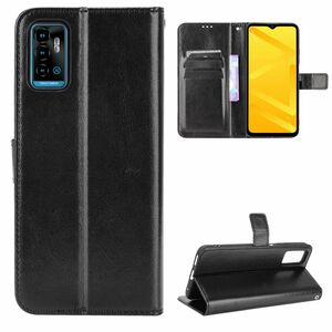 Handyh�lle f�r ZTE Blade A71 Schutztasche Wallet Cover 360 Case Etuis Schwarz