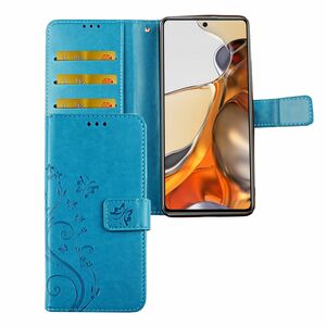 Xiaomi 11T Pro Tasche Handy Hlle Schutz-Cover Flip-Case mit Kartenfach