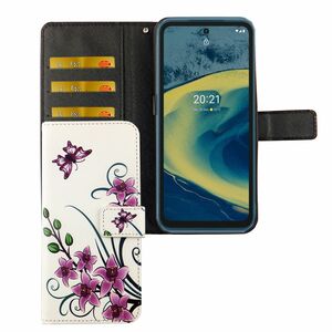 Nokia XR20 Tasche Handy Hlle Schutz-Cover Flip-Case mit Kartenfach
