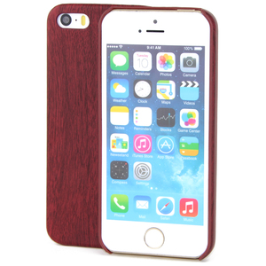 Apple iPhone SE 2020 TPU Handy Hlle Holz Optik Schutz Case Mahagoni Cover
