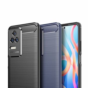 Handyhlle Schutzhlle fr Xiaomi Redmi K50 Case Cover Tasche Carbon