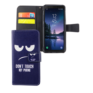 Handyhlle Tasche fr Handy Samsung Galaxy S8 Active Dont Touch my Phone