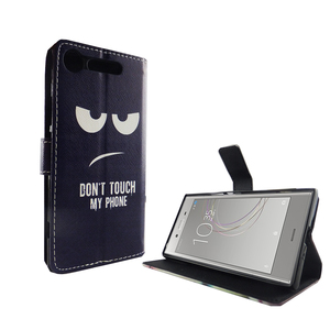 Handyh�lle Tasche f�r Handy Sony Xperia XZ1 Dont Touch my Phone