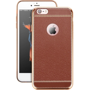 Handy H�lle f�r Apple iPhone 5 / 5s / SE Schutz Case Tasche Kunstleder Braun