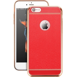 Handy H�lle f�r Apple iPhone 5 / 5s / SE Schutz Case Tasche Etui Kunstleder Rot