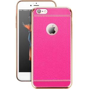 Handy H�lle f�r Apple iPhone 5 / 5s / SE Schutz Case Tasche Kunstleder Pink