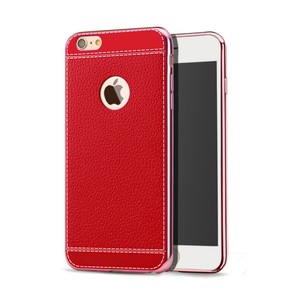 Handy H�lle f�r Apple iPhone X Schutz Case Tasche Bumper Etuis Kunstleder Rot