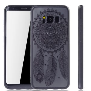 Handy Hlle Mandala fr Samsung Galaxy S8 Design Case Schutzhlle Motiv Traumfnger Cover Tasche Bumper Schwarz