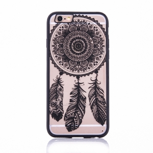 Handy H�lle Mandala f�r Huawei Y3 2017 Design Case Schutzh�lle Motiv Traumf�nger Cover Tasche Bumper Schwarz