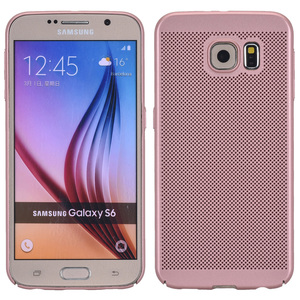 Handy H�lle f�r Samsung Galaxy S6 Edge Schutzh�lle Case Tasche Cover Etui Pink