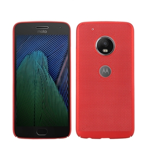 Handy H�lle f�r Motorola Moto G5 Plus Schutzh�lle Case Tasche Cover Etui Rot