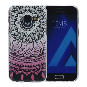 Henna Cover f�r Samsung Galaxy S7 Edge Case Schutz H�lle Silikon Sonne Wei�