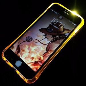 Handy Hlle LED Licht bei Anruf fr Handy Apple iPhone X Gold