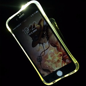 Handy Hlle LED Licht bei Anruf fr Handy Apple iPhone X Transparent