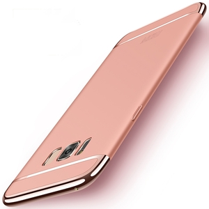 Handy Hlle Schutz Case fr Samsung Galaxy S8 Bumper 3 in 1 Cover Rose Gold