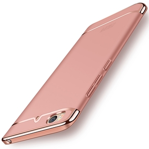 Handy H�lle Schutz Case f�r Xiaomi Mi 5s Bumper 3 in 1 Cover Chrom Rose Gold