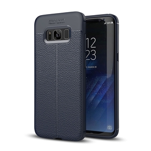 Handy H�lle Schutz Case f�r Samsung Galaxy S8+ Cover Rahmen Etui Blau
