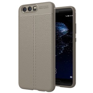 Handy H�lle Schutz Case f�r Huawei P10 Cover Rahmen Etui Grau