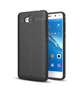 Handy H�lle Schutz Case f�r Huawei Y5 2017 Cover Rahmen Etui Schwarz