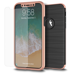 Samsung Galaxy S8+ Plus 2 in 1 Handyh�lle 360 Grad Full Cover Case Pink