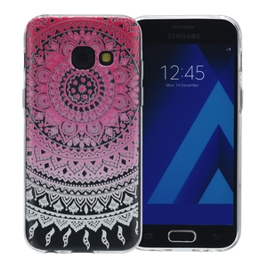 Henna Cover fr Samsung Galaxy S9 Case Schutz Hlle Silikon Sonne Pink