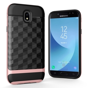 Hlle fr Samsung Galaxy J5 2017 Backcover Case Handy Schutzhlle - Cover 3D Prisma Design Rose Gold