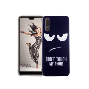 Dont Touch My Phone Handyh�lle Huawei P20 Silikon