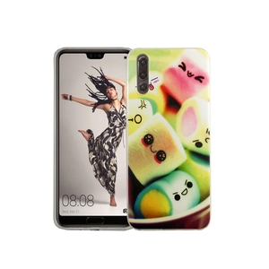 Handy H�lle f�r Huawei P20 Marshmallows Smartphone Cover Bumper Schale Etuis