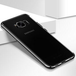 Handy Hlle Schutz Case fr Samsung Galaxy A5 2017 Durchsichtig Transparent Schwarz