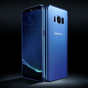 Handy Hlle Schutz Case fr Samsung Galaxy A8 2018 Durchsichtig Transparent Blau
