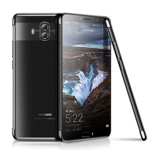 Handy Hlle Schutz Case fr Huawei Mate 10 Lite Durchsichtig Transparent Schwarz