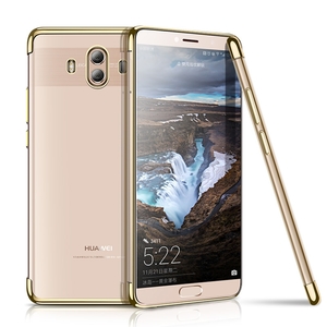 Handy H�lle Schutz Case f�r Huawei Mate 10 Lite Durchsichtig Transparent Gold