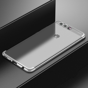 Handy Hlle Schutz Case fr Huawei P20 Lite Durchsichtig Transparent Silber
