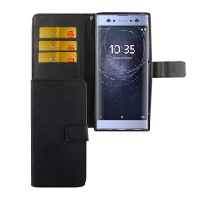 Handyh�lle Tasche f�r Handy Sony Xperia XA2 Ultra Schwarz
