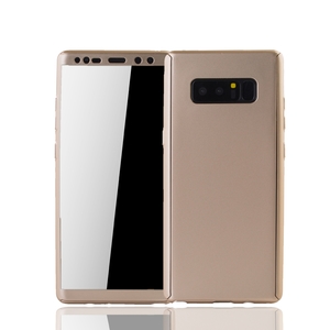 Handyh�lle Schutzh�lle f�r Samsung Galaxy Note 8 Full Case Cover Displayschutz 360 Gold