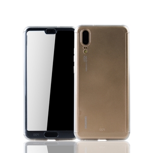 Handyh�lle Schutzh�lle f�r Huawei P20 Full Case Cover Displayschutz 360 Transparent