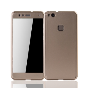 Handyh�lle Schutzh�lle f�r Huawei P10 Lite Full Case Cover Displayschutz 360 Gold