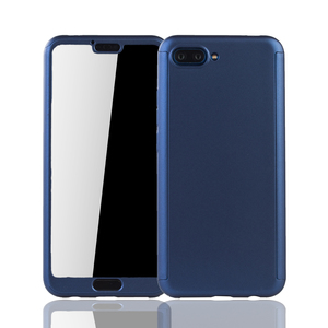Handyh�lle Schutzh�lle f�r Huawei Honor 10 Full Case Cover Displayschutz 360 Blau