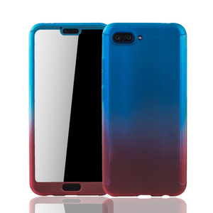 Handyh�lle Schutzh�lle f�r Huawei Honor 10 Full Case Cover Displayschutz 360 Rot