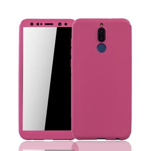Handyh�lle Schutzh�lle f�r Huawei Mate 10 Lite Full Case Cover Displayschutz 360 Pink