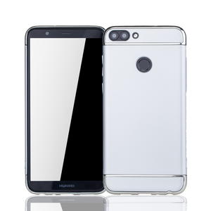 Huawei Honor 7s Handy H�lle Schutz Case Bumper Hard Cover Silber