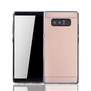 Samsung Galaxy Note 8 Handy H�lle Spiegel Mirror Soft-Case Schutz-Cover Rose Gold