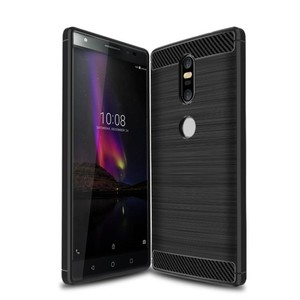 Schutzh�lle Handyh�lle f�r Lenovo Phab2 Plus Case Cover Carbon Optik Schwarz