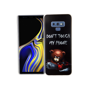 Samsung Galaxy Note 9 Handy Hlle Schutz-Case Cover Bumper Dont Touch My Phone Br