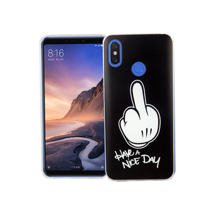 Xiaomi Mi Max 3 Handy Hlle Schutz-Case Cover Bumper Have a nice day
